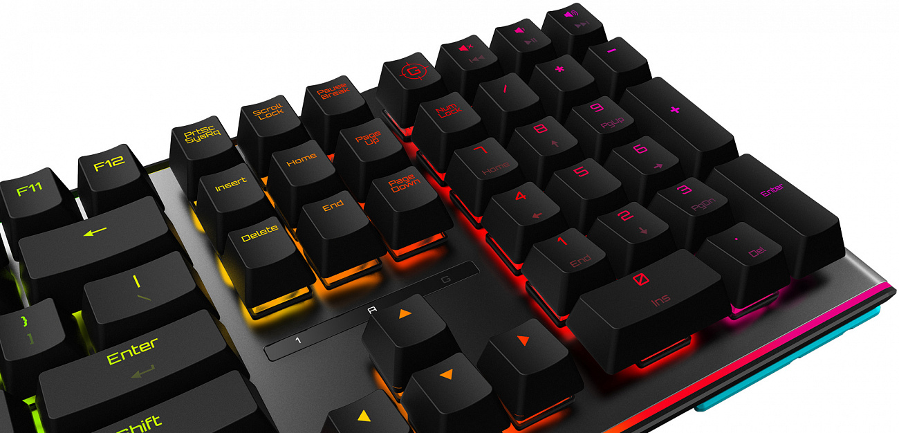 Игровая клавиатура ThunderX3 AK7 USB (Grey) купить в интернет-магазине icover