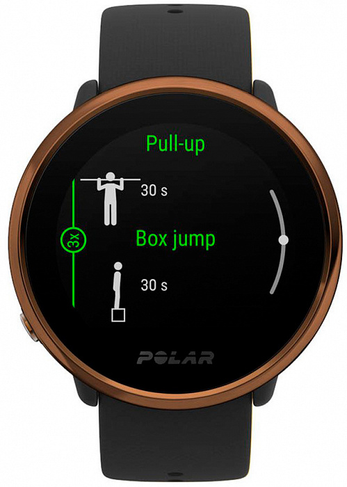 Спортивные часы Polar Ignite M/L 90071063 (Black/Copper) купить в интернет-магазине icover