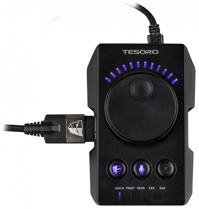 Tesoro Kuven Pro 5.1 - игровая гарнитура (Black) купить в интернет-магазине icover