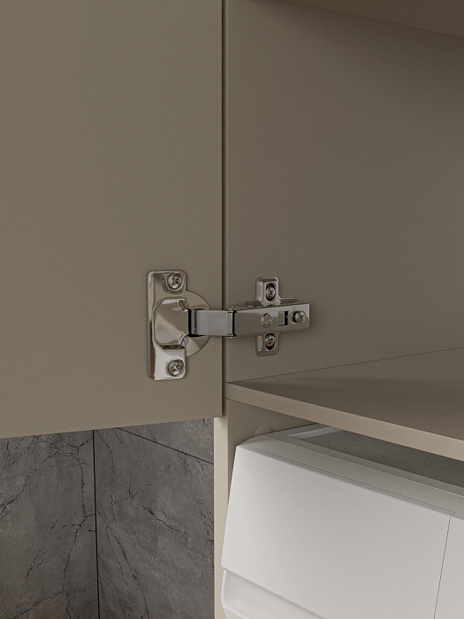 Шкафчик над стиральной машинкой Ridberg Никко МДФ (Cashmire) купить в интернет-магазине icover