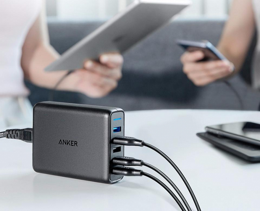 Сетевое зарядное устройство Anker PowerPort 5 A2054L11 (Black) купить в интернет-магазине icover
