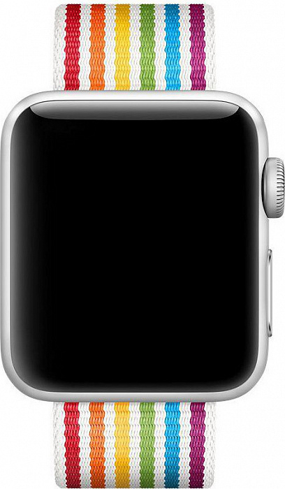 Ремешок COTEetCI W17 Magic Tape (WH5225-RB) для Apple Watch Series 2/3/4 38/40mm (Rainbow) купить в интернет-магазине icover