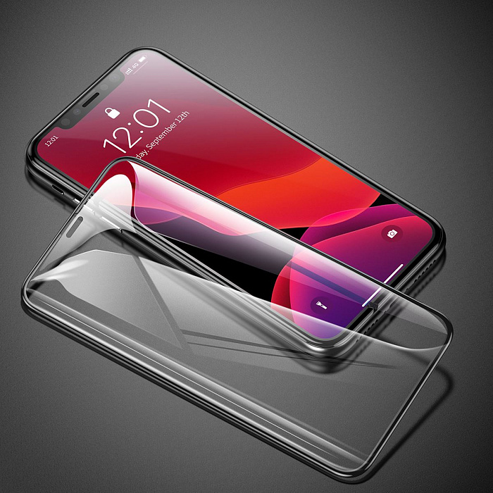 Защитное стекло Baseus Full-glass Tempered 0.3mm (SGAPIPH61S-KC01) для iPhone 11 (Black) купить в интернет-магазине icover