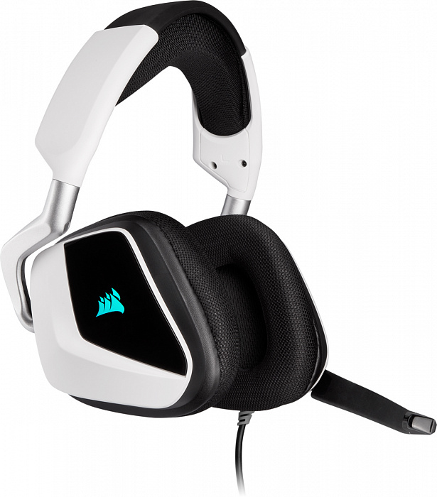 Игровая гарнитура Corsair Gaming VOID RGB Elite CA-9011204-EU (White) купить в интернет-магазине icover