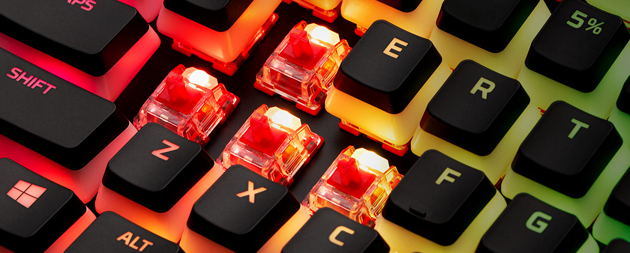 Игровая клавиатура HyperX Alloy Elite 2 Red switches RGB USB (HKBE2X-1X-RU/G) купить в интернет-магазине icover