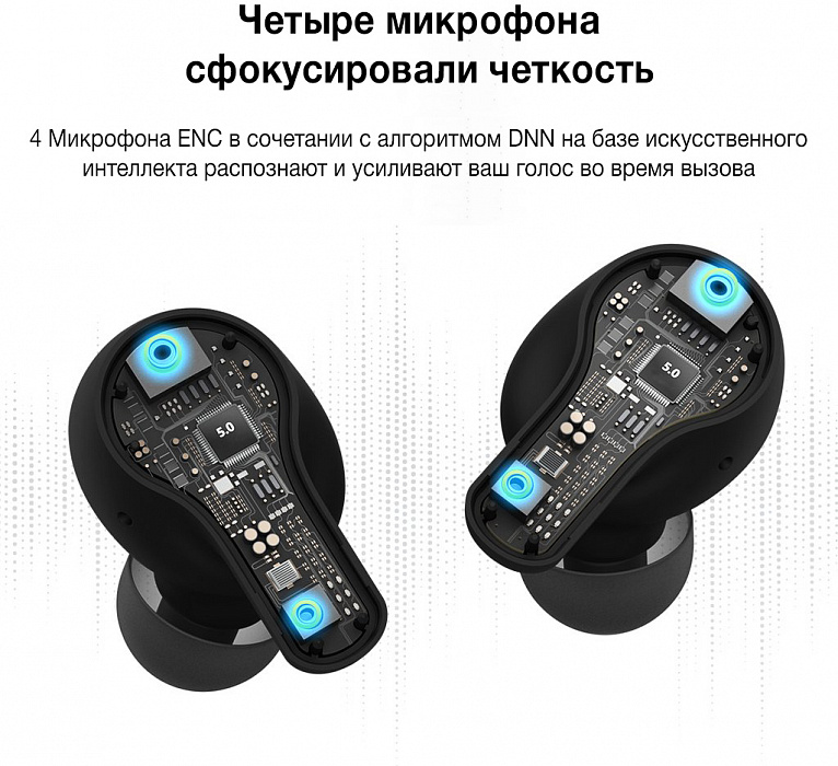 Беспроводные наушники 1MORE Pistonbuds TWS (Black) купить в интернет-магазине icover