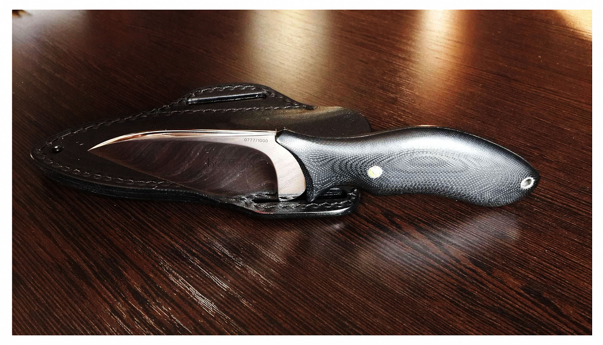 CRKT Onion Skinner (CR/K700KXPLTD) - нож с фиксированным лезвием (Black) купить в интернет-магазине icover