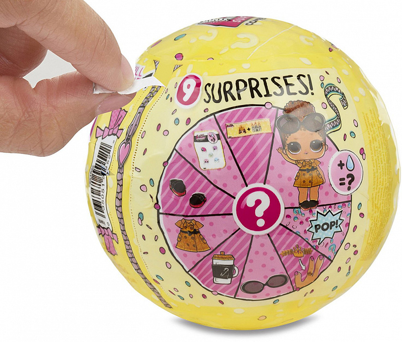 Кукла-сюрприз LoL Confetti Pop (Yellow) купить в интернет-магазине icover