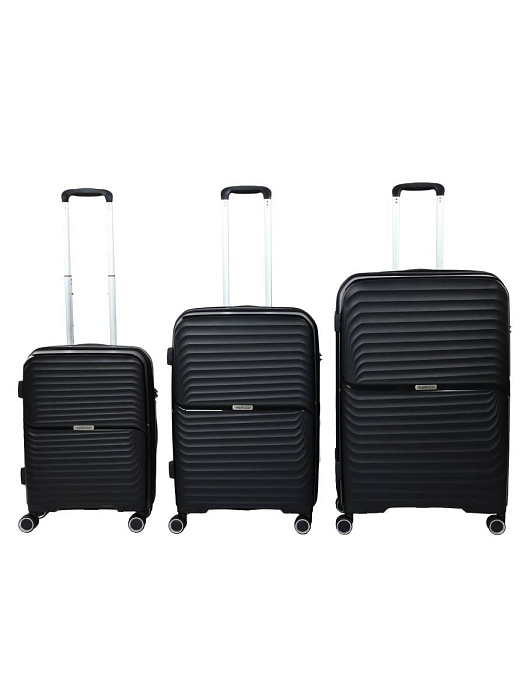 Комплект чемоданов Ridberg Business L+M+S (Black) купить в интернет-магазине icover