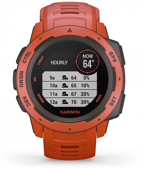 Умные часы Garmin Instinct 010-02064-02 (Flame Red) купить в интернет-магазине icover