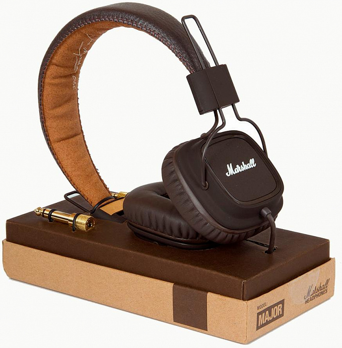 Наушники с микрофоном Marshall Major III (Brown) купить в интернет-магазине icover