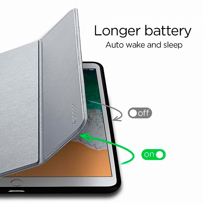 Чехол Spigen Smart Fold 2 (053CS23995) для iPad 9.7" (Space Grey) купить в интернет-магазине icover