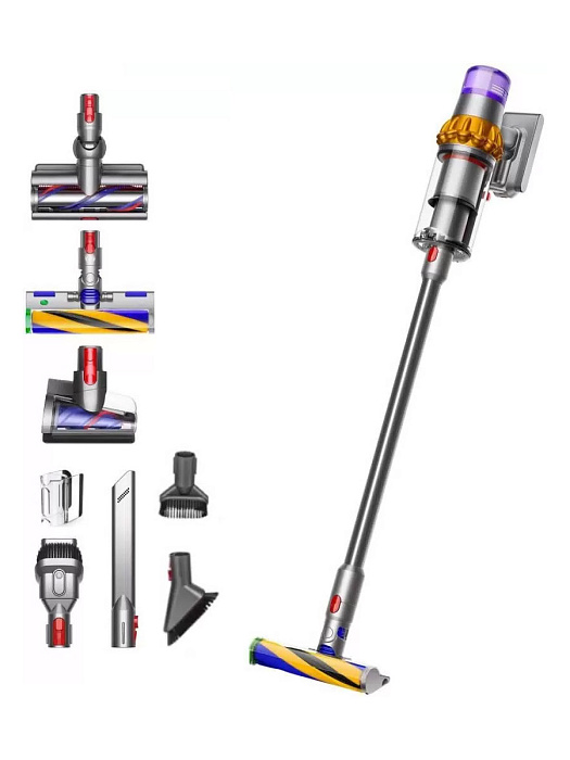 Вертикальный беспроводной пылесос Dyson V15 Detect Absolute SV47 447113-01 (Silver) купить в интернет-магазине icover