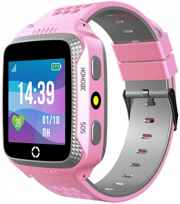 Детские умные часы Jet Kid SCOUT (Pink/Grey) купить в интернет-магазине icover