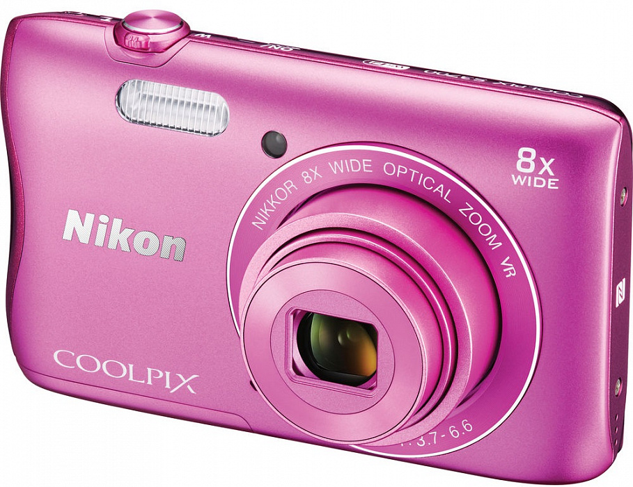 Фотоаппарат Nikon Coolpix S3700 (Pink) купить в интернет-магазине icover