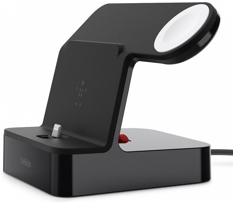 Зарядная станция Belkin PowerHouse (F8J237vfBLK) для iPhone и Apple Watch (Black) купить в интернет-магазине icover