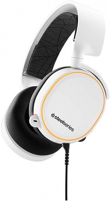 Наушники с микрофоном Steelseries Arctis 5 2019 Edition (White) купить в интернет-магазине icover