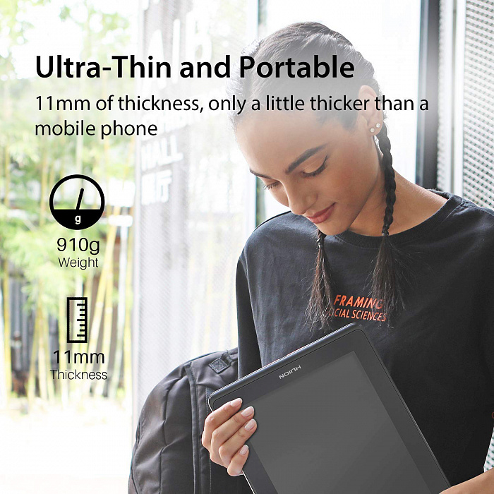 Графический планшет Huion Kamvas GT-133 Pro 13.3" (Black) купить в интернет-магазине icover