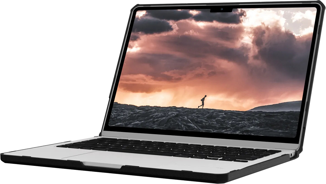 Чехол UAG Plyo (134007114340) для MacBook Air 13" M2 2022 (Ice/Black) купить в интернет-магазине icover