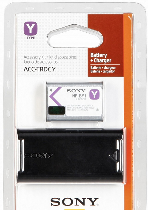 Sony Action Cam Battery And Charger (ACC-TRDCY) - аккумулятор и зарядное устройство для Sony Action Cam купить в интернет-магазине icover