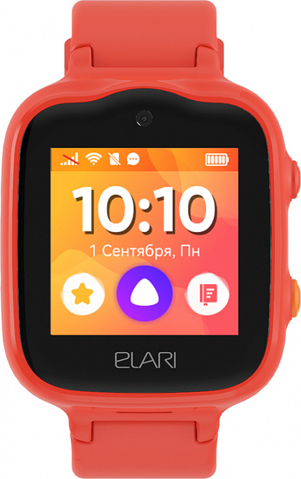 Детские умные часы Elari KidPhone 4G Bubble (Red) купить в интернет-магазине icover