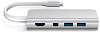 USB-концентратор Satechi Aluminum Type-C Multimedia Adapter ST-TCMM8PAS (Silver) купить в интернет-магазине icover