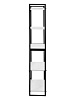 Стеллаж лофт RIDBERG CHICAGO 5 полок (White) купить в интернет-магазине icover