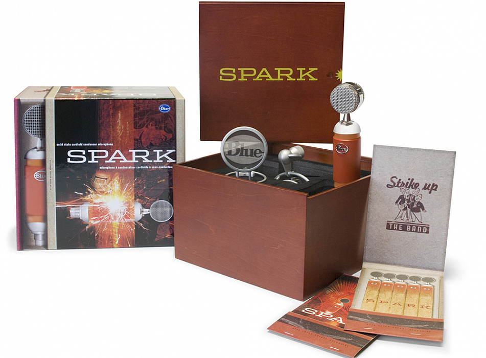 Купить blue Microphones Spark - конденсаторный микрофон (Orange) в
