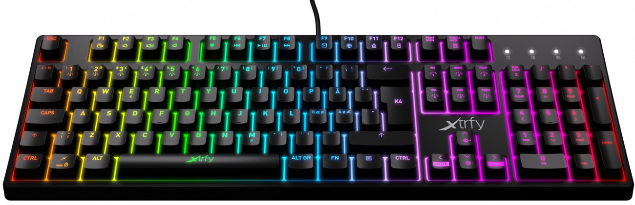 Игровая клавиатура Xtrfy K4 RGB Kailh Red (Black) купить в интернет-магазине icover