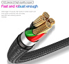 Кабель Baseus Horizontal Data Cable (CALSP-C01) USB/Lightning 2m (Black) купить в интернет-магазине icover