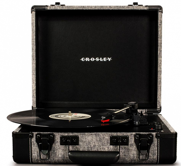 Виниловый проигрыватель Crosley Executive Deluxe CR6019D-SMK (Smoke) купить в интернет-магазине icover