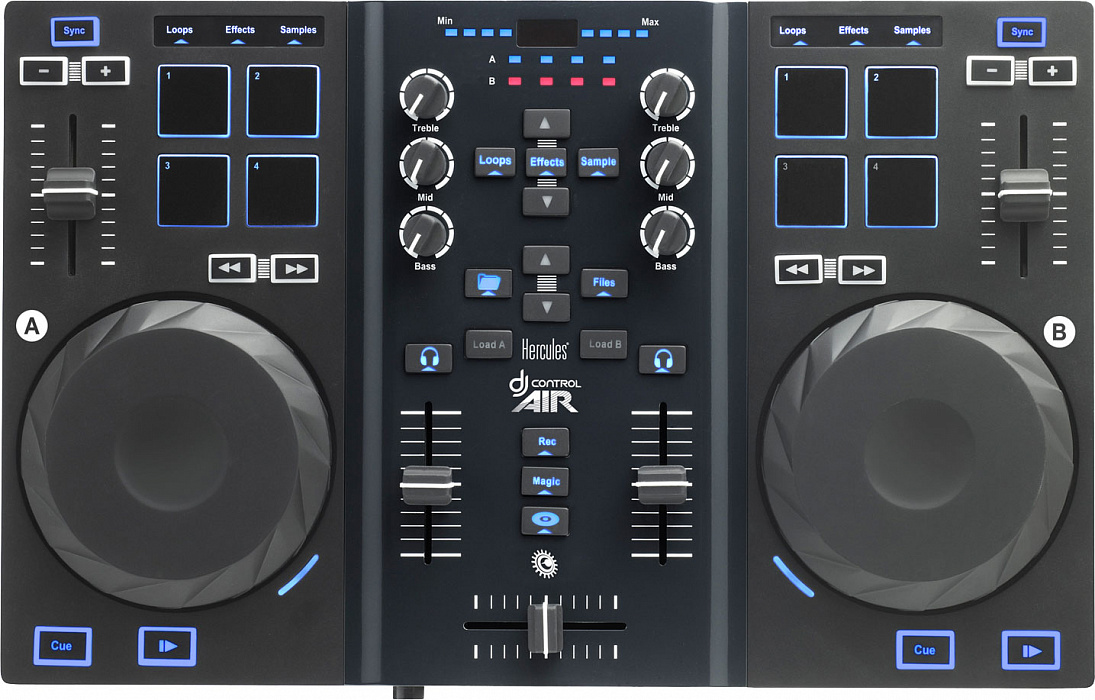Микшерный пульт Hercules DJ Control AIR (Black) купить в интернет-магазине icover