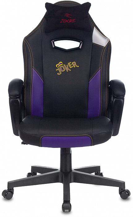Игровое кресло Бюрократ Zombie HERO JOKER (Black/Violet) купить в интернет-магазине icover