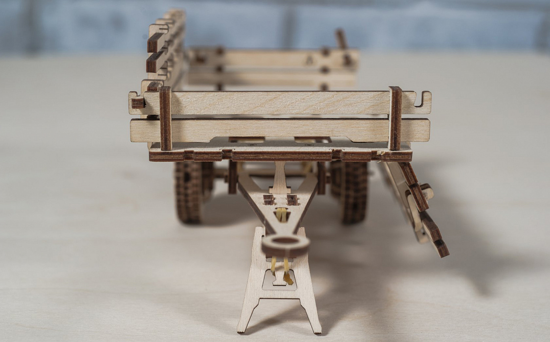 3D-пазл UGears Полуприцеп для модели Пожарная лестница (70022) купить в интернет-магазине icover