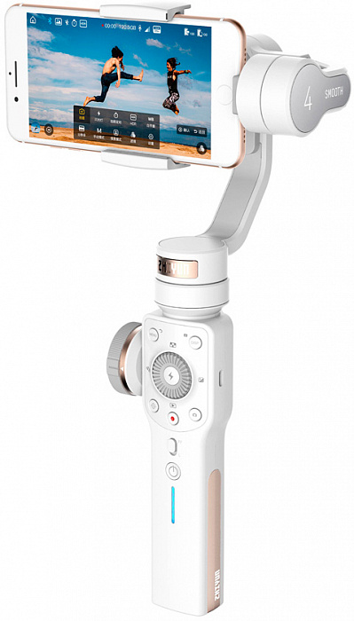Стедикам Zhiyun Smooth 4 для смартфона (White) купить в интернет-магазине icover