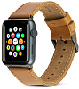 Ремешок Dbramante1928 Copenhagen Watch Strap (AW42LSSG0882) для Apple Watch 42mm (Light Saddle Brown/Space Grey) купить в интернет-магазине icover