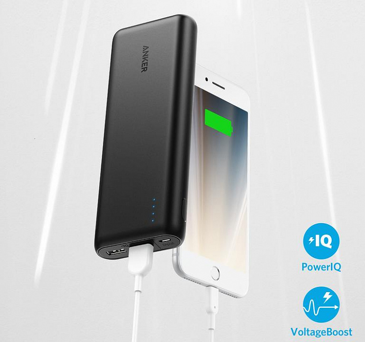 Внешний аккумулятор Anker PowerCore 20100 mAh A1271012 (Black) купить в интернет-магазине icover