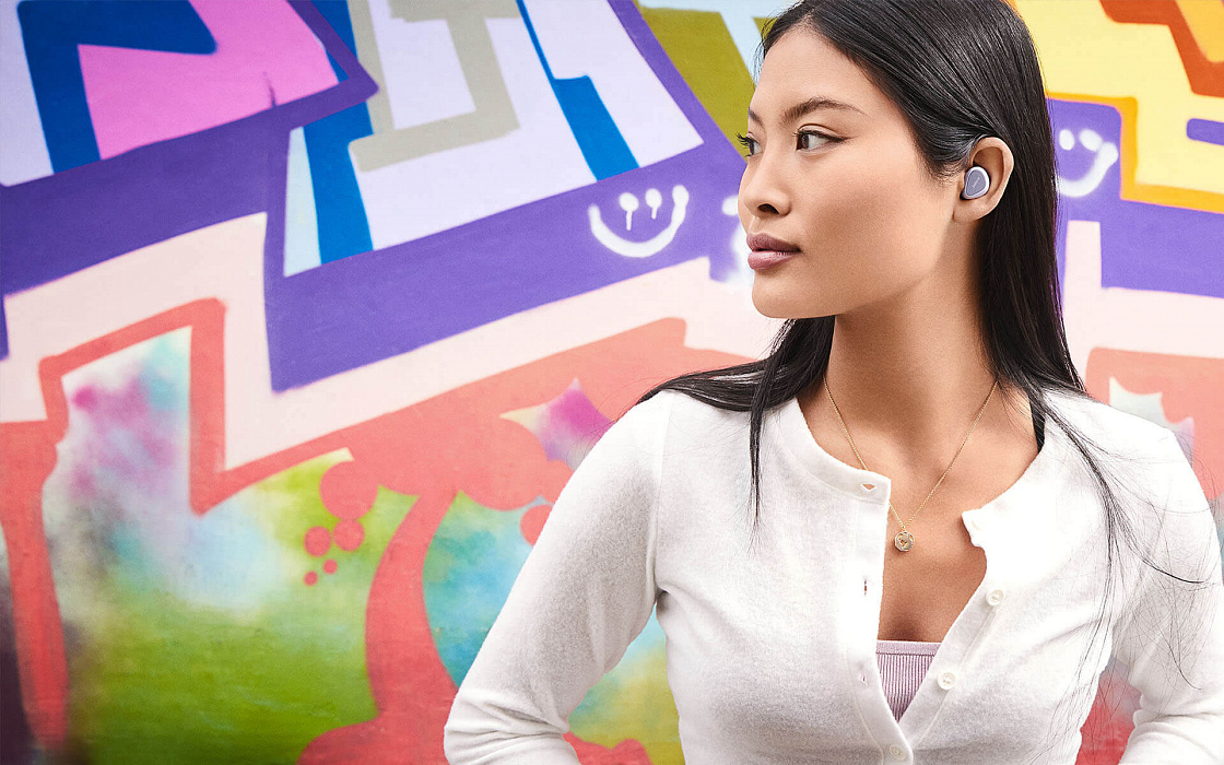 Беспроводные наушники Jabra Elite 3 100-91410002-60 (Lilac) купить в интернет-магазине icover