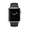 Apple Watch 38mm - умные часы для iPhone (Stainless Steel Case/Black Sport Band) купить в интернет-магазине icover