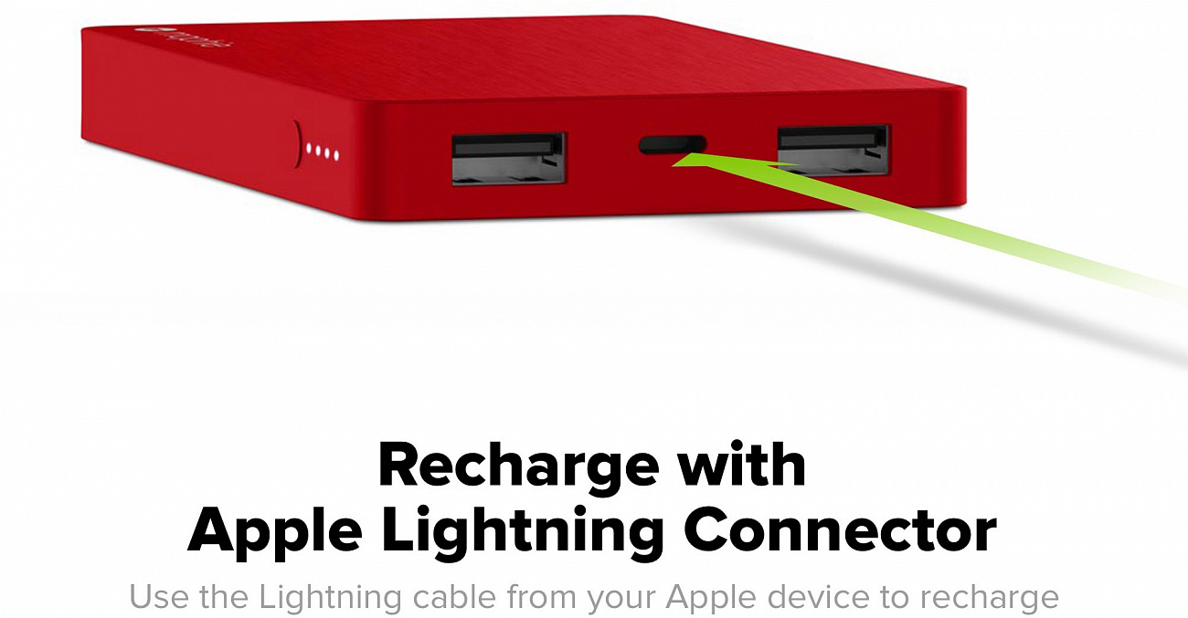 Внешний аккумулятор Mophie Powerstation Lightning 5000 mAh (Black) купить в интернет-магазине icover
