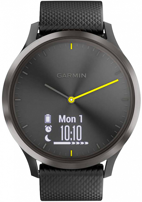 Умные часы Garmin Vivomove HR Sport L 010-01850-21 (Black/Black) купить в интернет-магазине icover