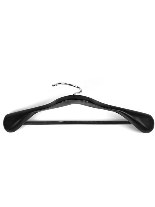 Вешалка-плечики для одежды деревянные широкие Ridberg 6 шт (Black) купить в интернет-магазине icover