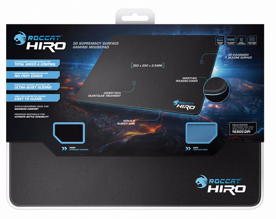 Roccat Hiro 3D Supremacy Surface (ROC-13-411) - коврик для мыши (Black) купить в интернет-магазине icover