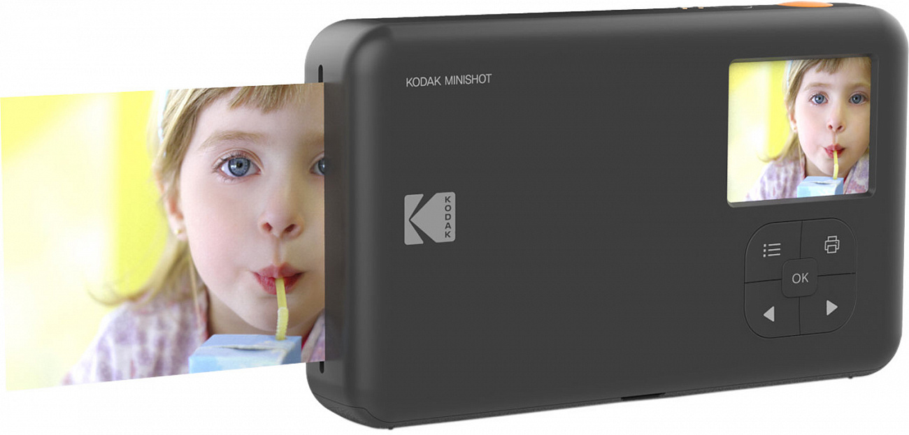 Фотоаппарат моментальной печати Kodak Mini Shot (Black) купить в интернет-магазине icover