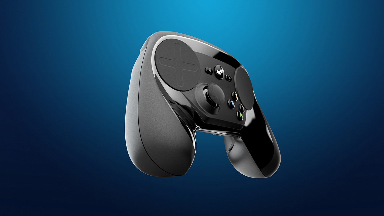 Игровой манипулятор Valve Steam Controller для PC и Mac (Black) купить в интернет-магазине icover