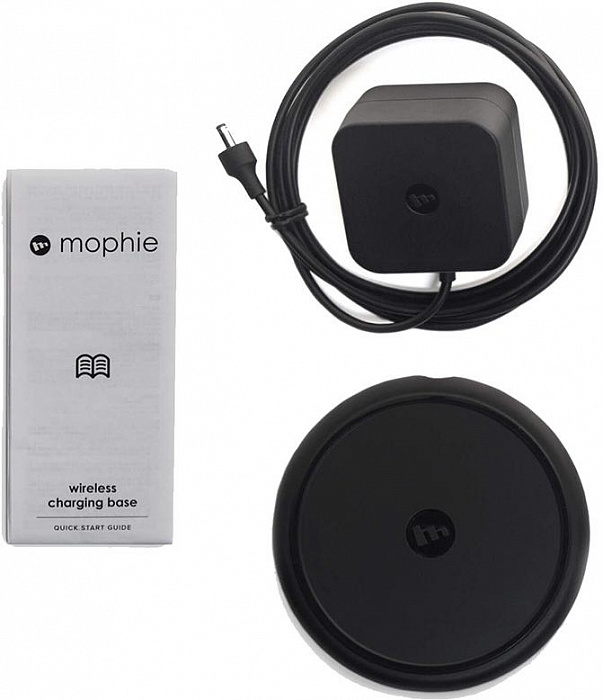Беспроводная зарядная станция Mophie Wireless Charger Pad (Black) купить в интернет-магазине icover