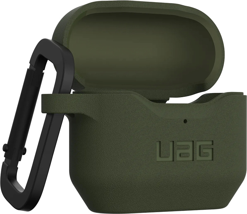 Чехол с карабином UAG Standard Issue Silicone_001 Case для AirPods 3 (Olive) купить в интернет-магазине icover