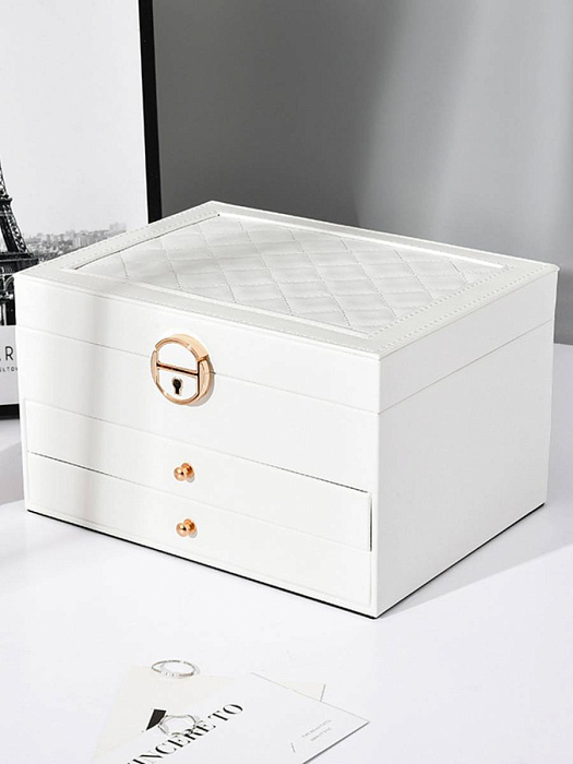 Купить шкатулка для украшений ridberg 2 ящика (white) в Москве. В нашем каталоге интернет-магазина icover.ru вы можете ознакомиться с ценами, подробным описанием, фотографиями и техническими характеристиками. Низкие цены. Высокое качество. Доставка по России. Заказать товары по телефону +7(495)229-39-50 Шкатулка для украшений Ridberg 2 ящика (White) купить в интернет-магазине icover