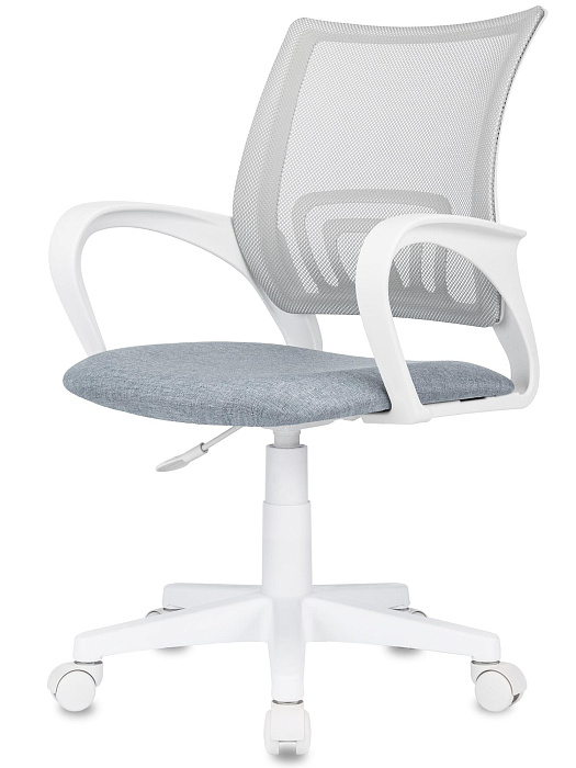 Кресло офисное Domfy DK X-ROOM сетка/ткань/пластик (White/Light Grey)  купить в интернет-магазине icover