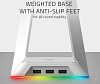 Подставка Razer Base Station Chroma (RC21-01190300-R3M1) для наушников (Mercury White) купить в интернет-магазине icover